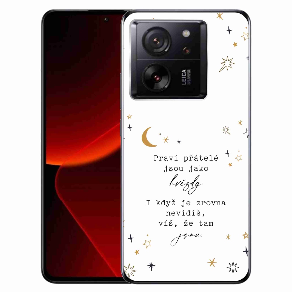 Gél borítás mmCase a Xiaomi 13T/13T Pro számára - idézem 6 fehér háttér