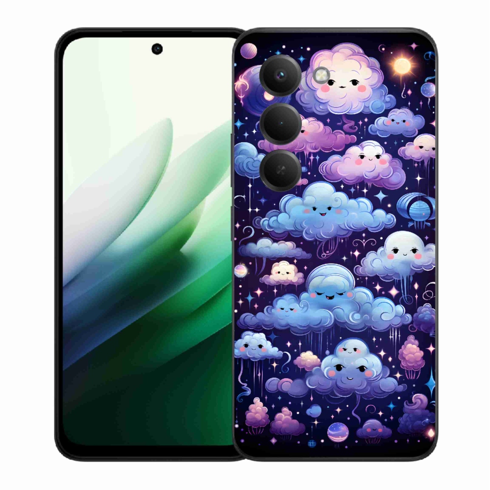 Gél borítás mmCase a Xiaomi Redmi 15 5G-hez - felhők