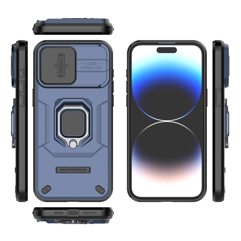 Ütésálló borítás iPhone 15 Pro készülékhez - kék