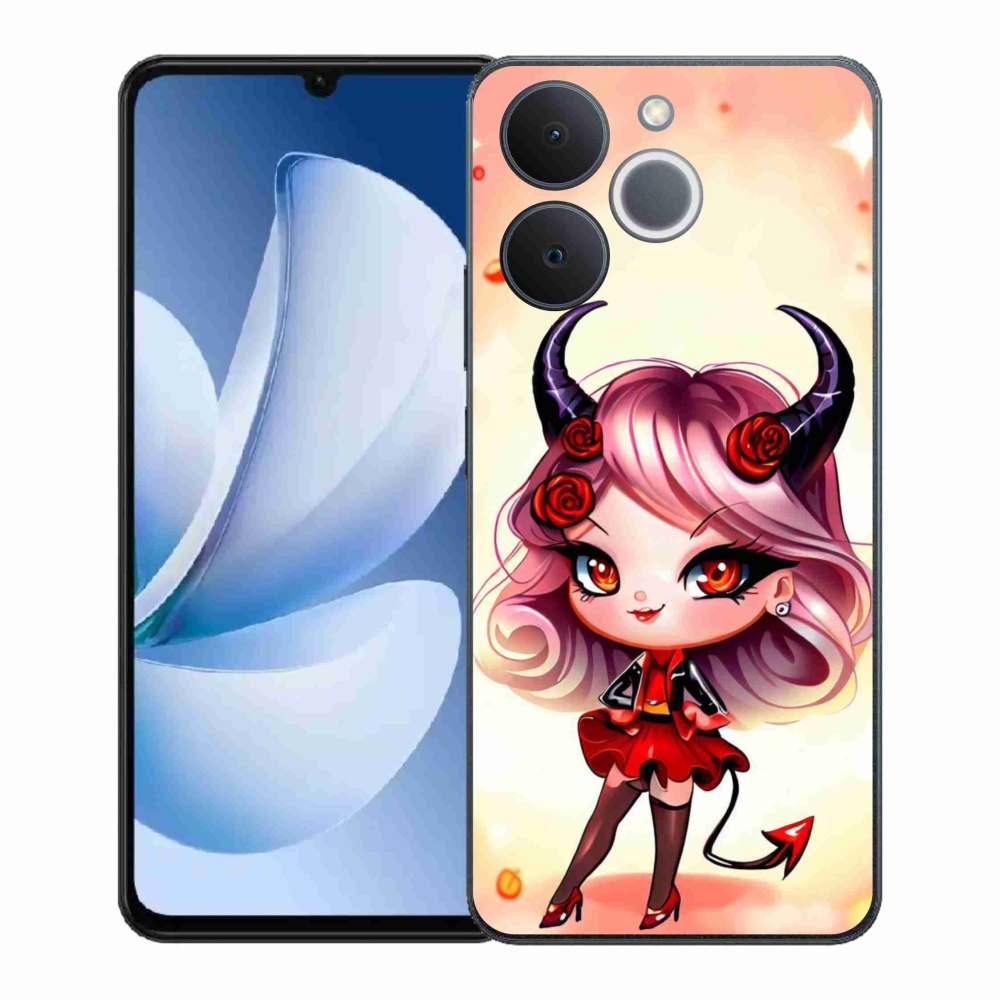 Zselés borítás mmCase a Realme Note 70T-hez - rajzfilmördög