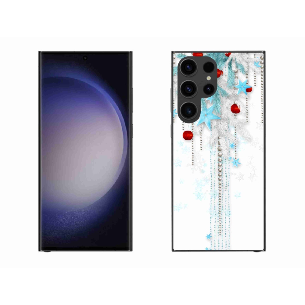 Gél borítás mmCase Samsung Galaxy S23 Ultra 5G - karácsonyi dekorációk