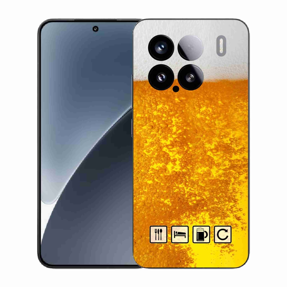 Gél borítás mmCase a Xiaomi 15 - sör motívumhoz 3