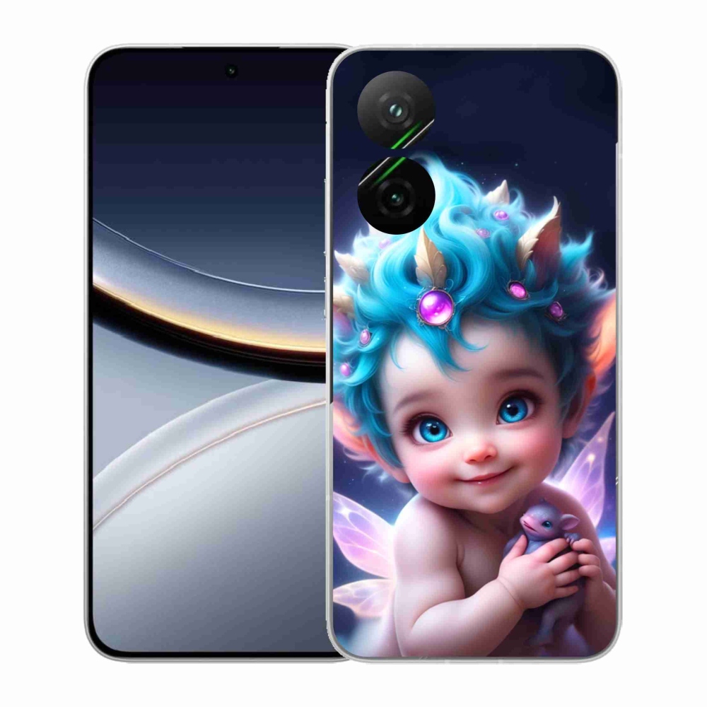 Gél borítás mmCase a Xiaomi Poco F7 5G-hez - baba pillangószárnyakkal