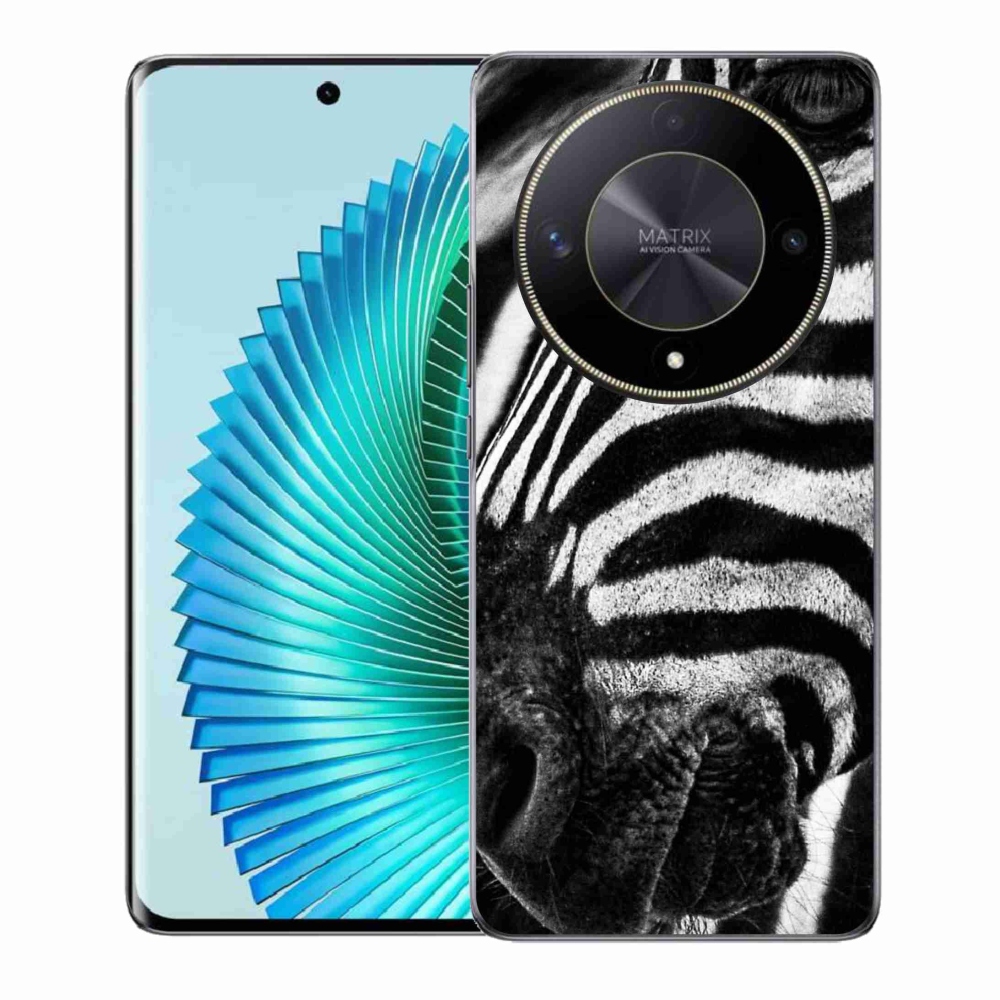 Zselés borítás mmCase a Honor Magic 6 Lite 5G készülékhez - zebra