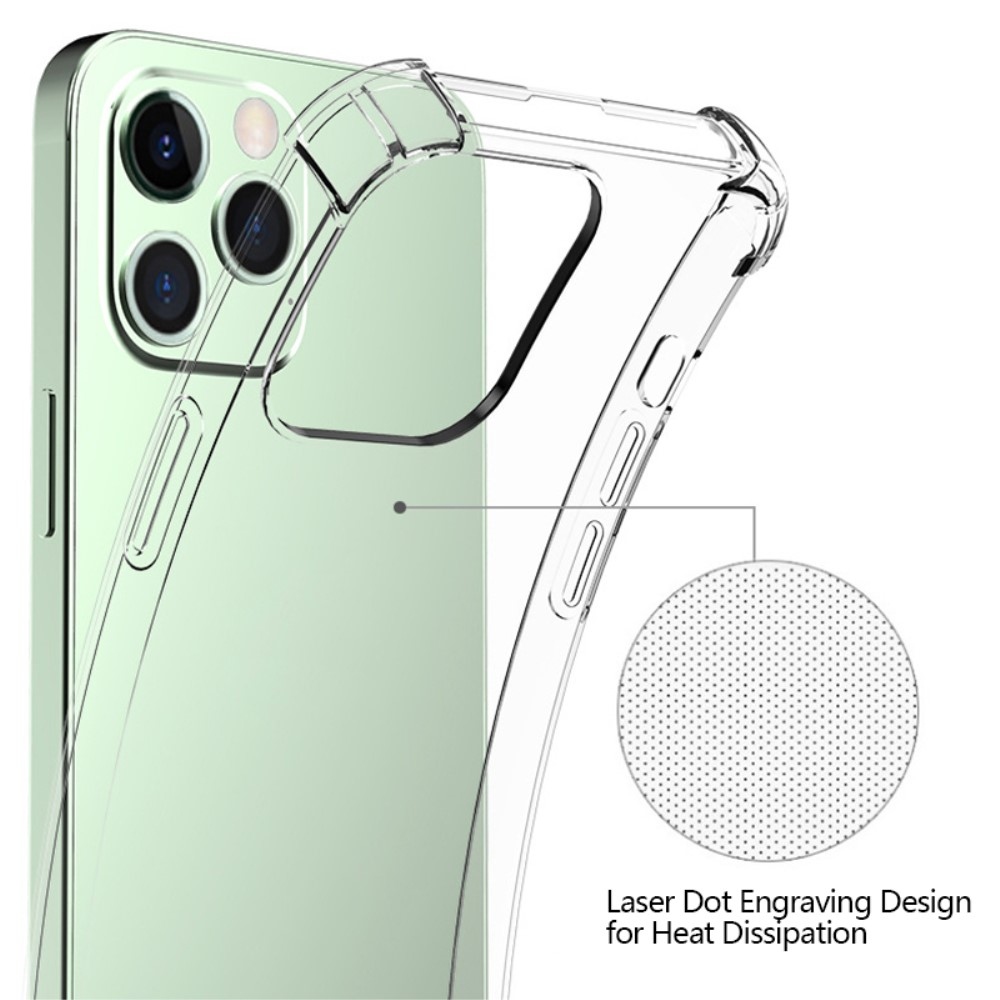 Átlátszó zselés tok megerősített sarkokkal Samsung Galaxy A35 5G készülékhez - átlátszó
