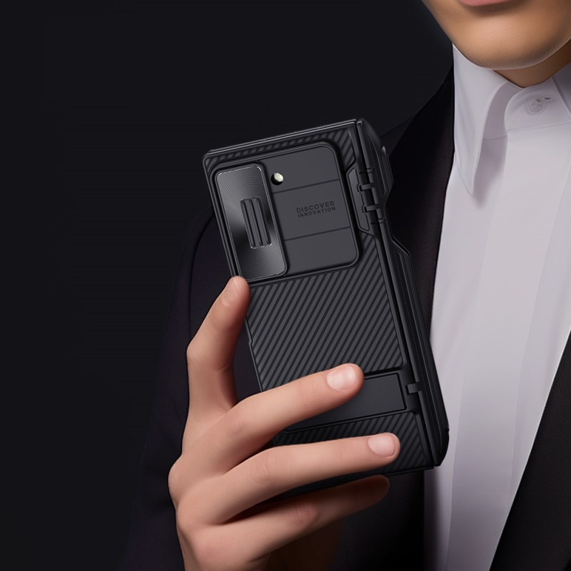 Nillkin CamShield FOLD Slot+Stand Back Cover for Samsung Galaxy Z Fold 6 Fekete fekete
