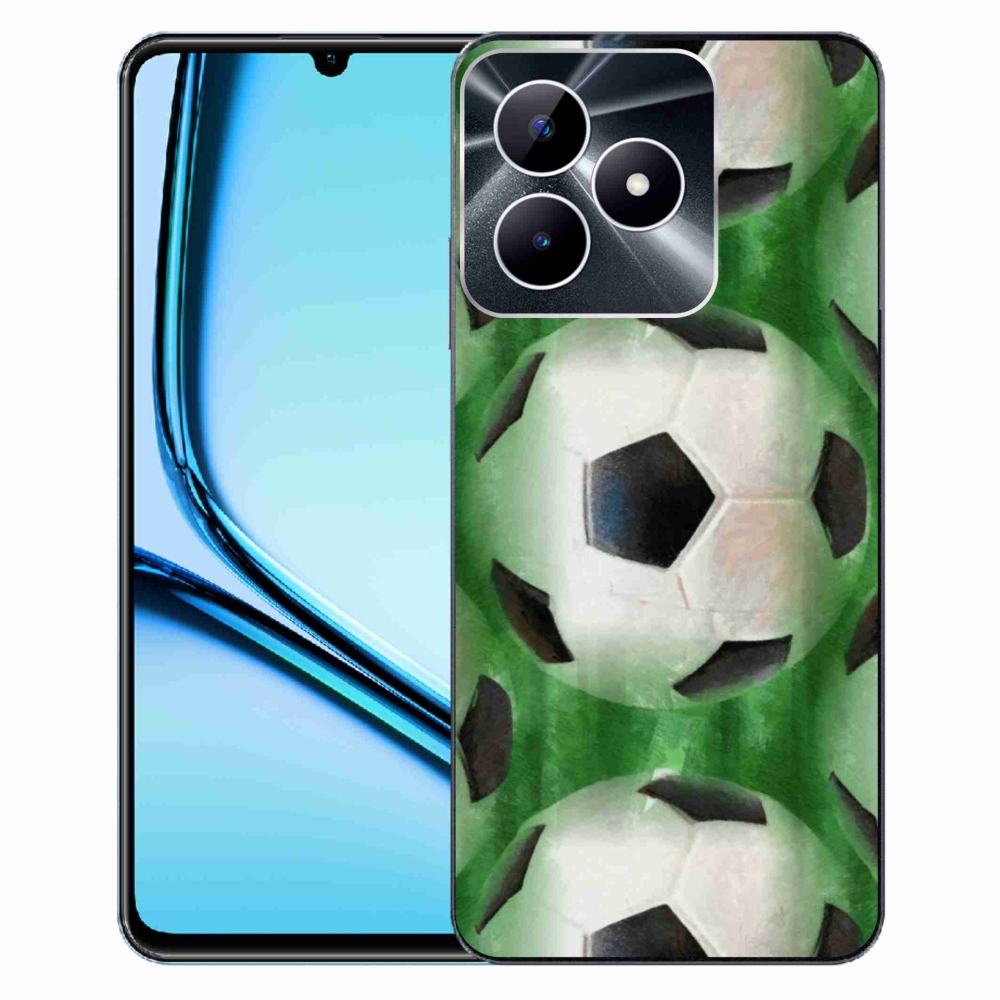 Gél borítás mmCase a Realme Note 50 készülékhez - focilabda