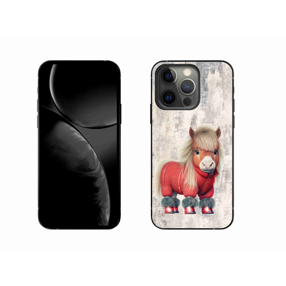 Gél borítás mmCase iPhone 13 Pro készülékhez - póni pulóverben