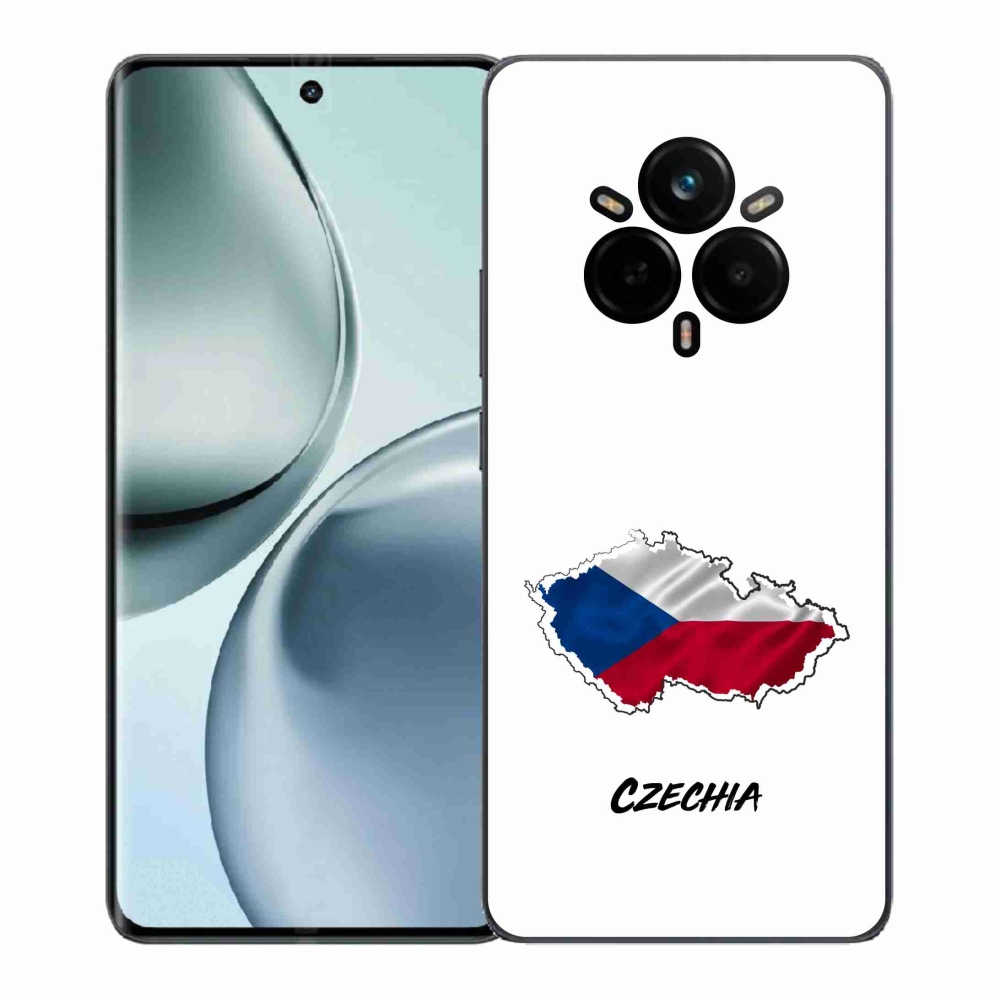 Gél borító mmCase a Realme 14 Pro 5G készülékhez - Csehország fehér háttér