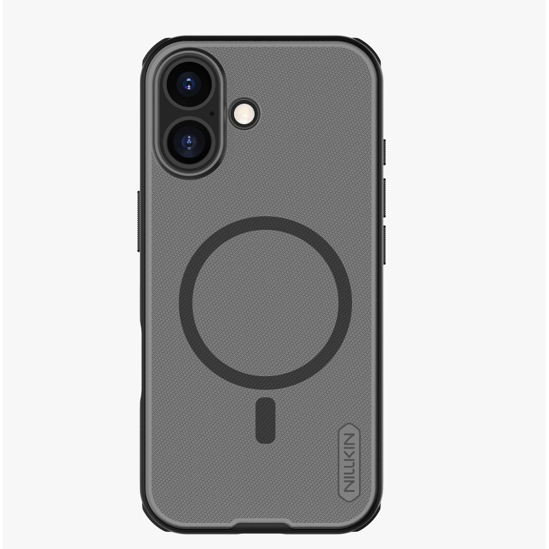 Nillkin Super Frosted PRO mágneses hátsó borítás Apple iPhone 17 átlátszó fekete