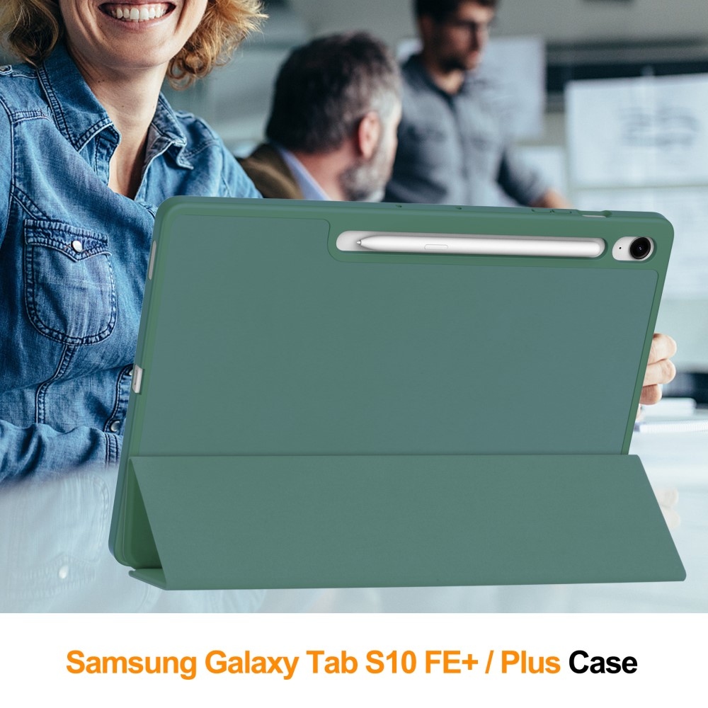 tokok intelligens záró tok Samsung Galaxy Tab S10 FE+ - sötétzöld