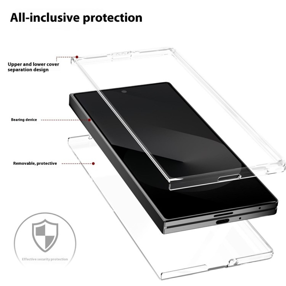 Műanyag borítás Samsung Galaxy Z Fold7 5G készülékhez - átlátszó