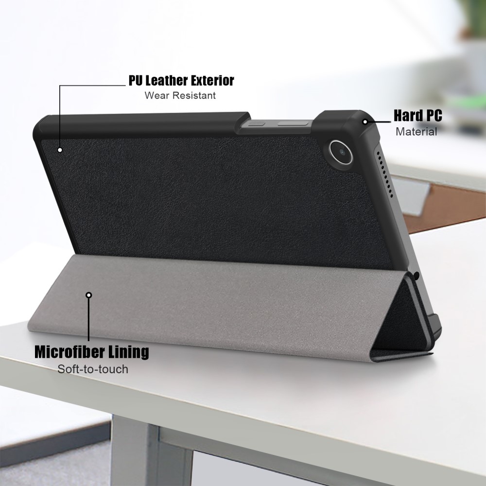 Állványra zárható tok Lenovo Tab M8 4. generációs (2024) - Fekete