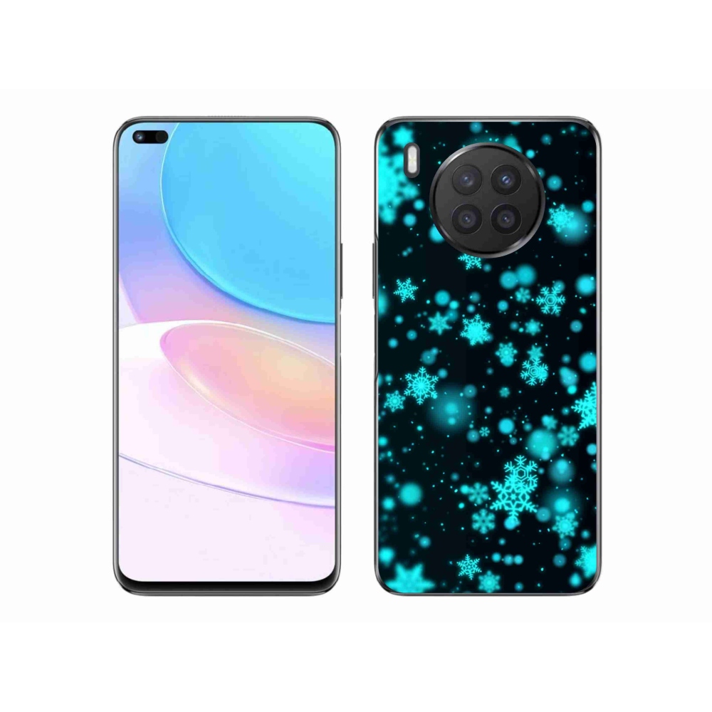 Zselés borító mmCase a Honor 50 Lite készülékhez - hópelyhek 1