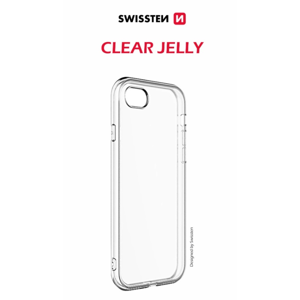 Swissten átlátszó zselés tok iPhone 5/5s/SE készülékhez - átlátszó