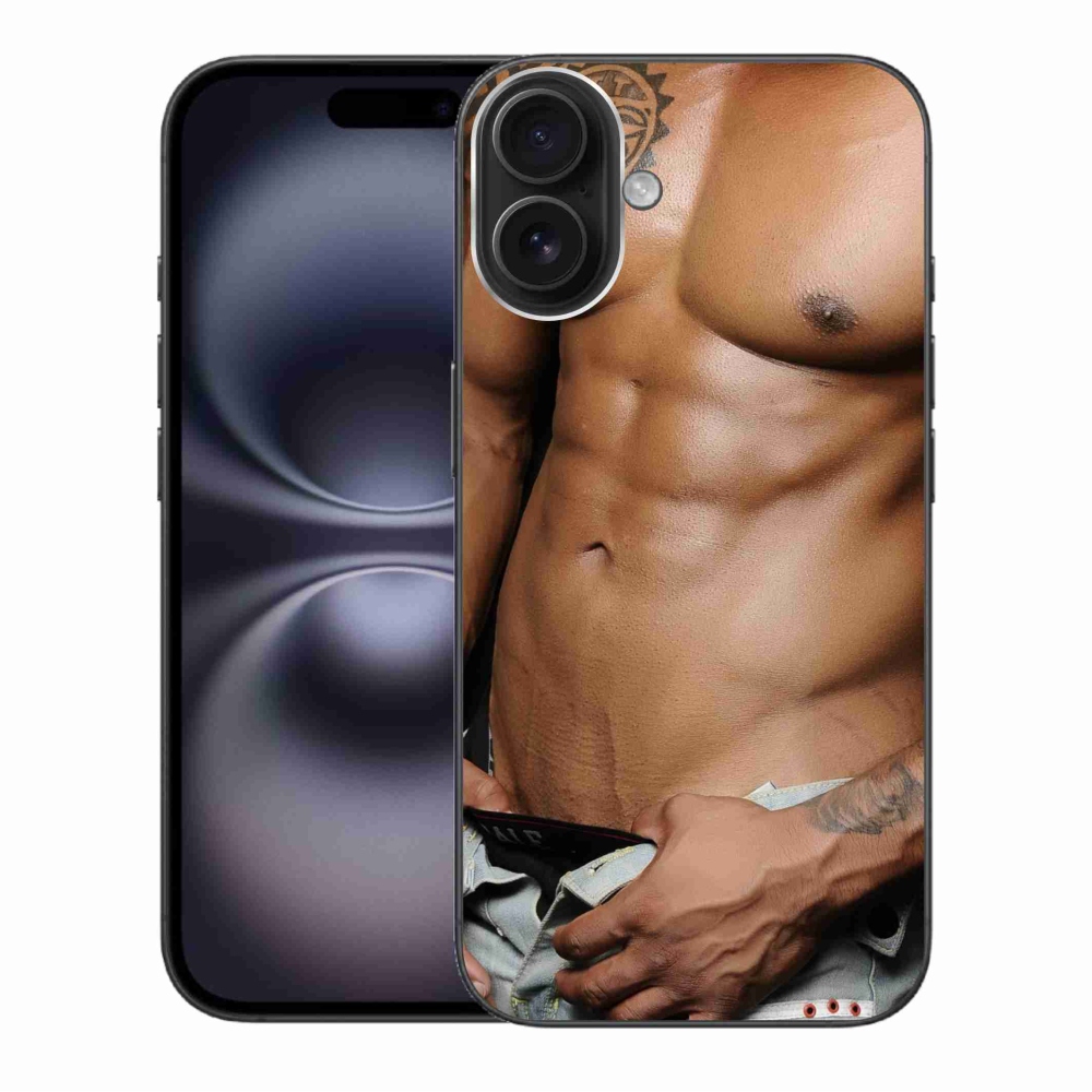 Gél borítás mmCase iPhone 16 Plus készülékhez - szexi férfi