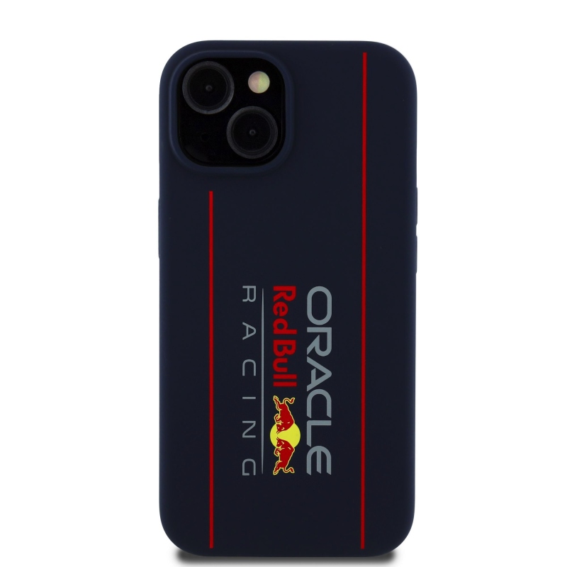 Red Bull szilikon függőleges logós MagSafe hátlap iPhone 15-hez tengerészgyalogság