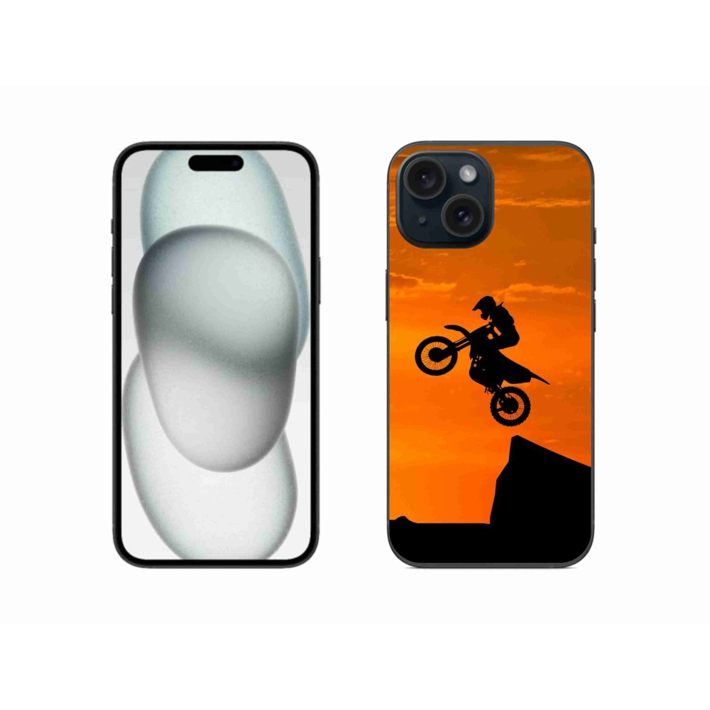 Zselés borítás mmCase iPhone 15 készülékhez - motocross