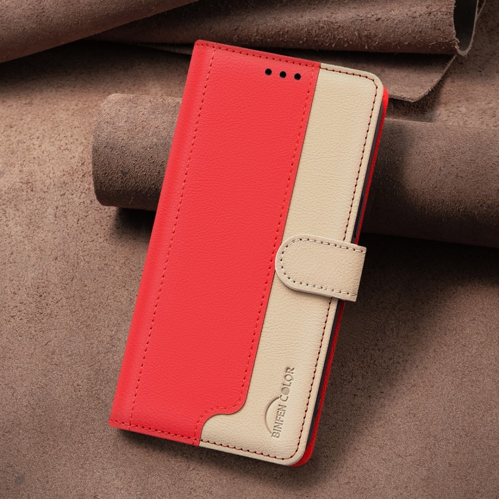 BNF DUO könyvtáska Xiaomi Poco X7 Pro 5G - piros