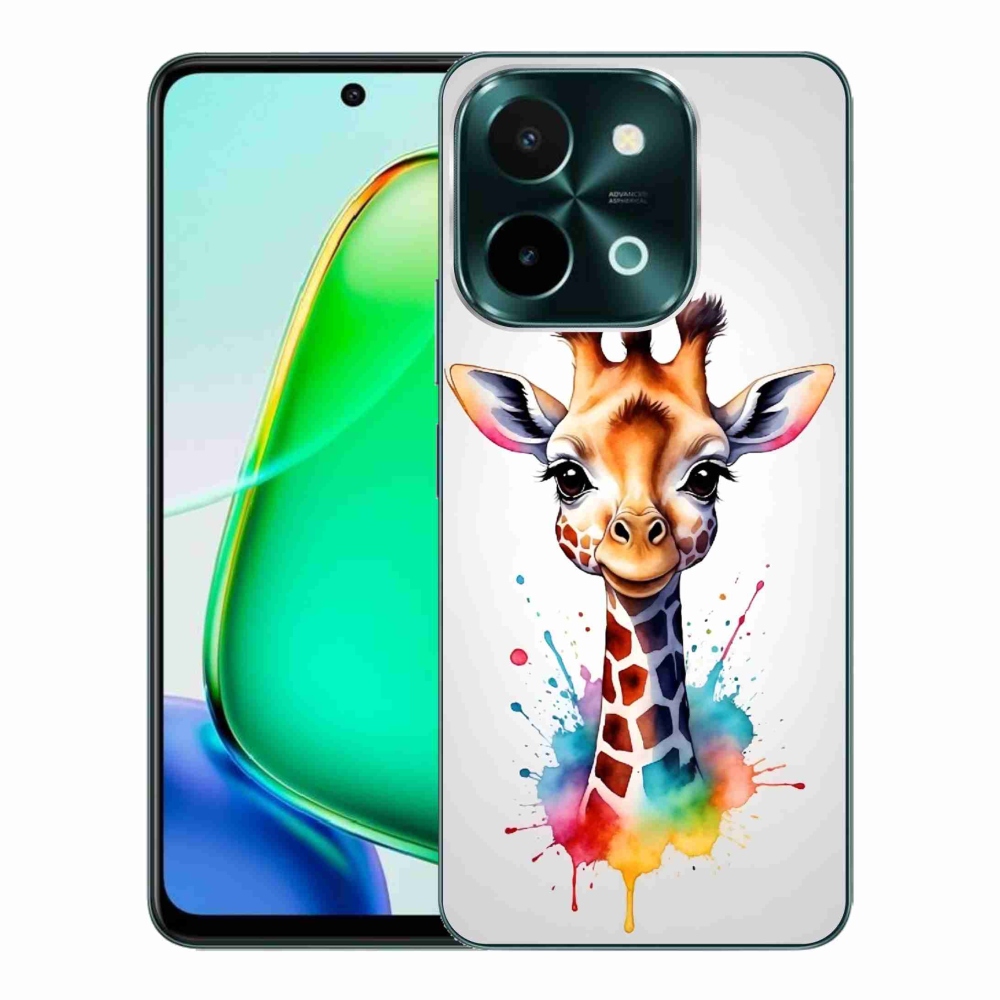 Zselés borítás mmCase a Vivo Y28-hoz - zsiráf 1
