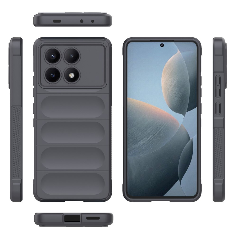 Rugg tartós zselés tok Xiaomi Poco X6 Pro 5G - sötétkék