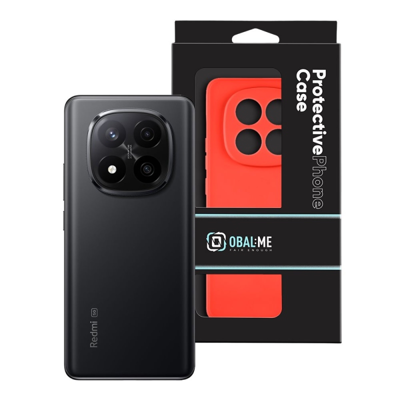 Borító:ME matt TPU borító a Xiaomi Redmi Note 14 Pro+ 5G piroshoz