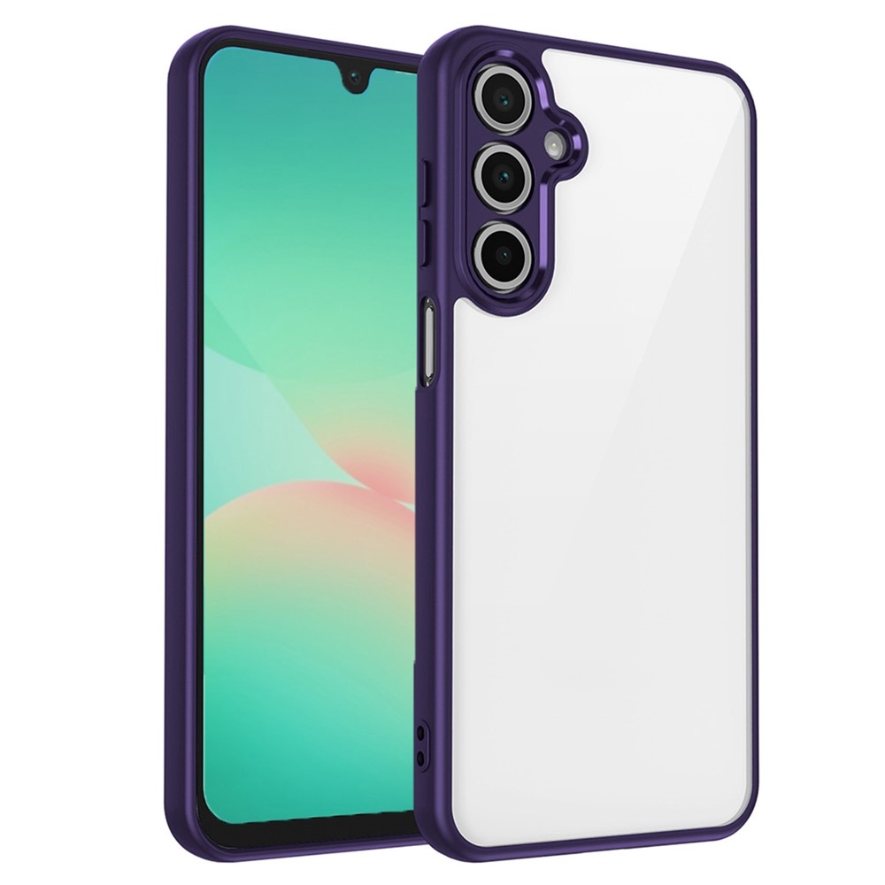 Zselés hátlapi tok kemény hátlappal Samsung Galaxy A17 5G - lila