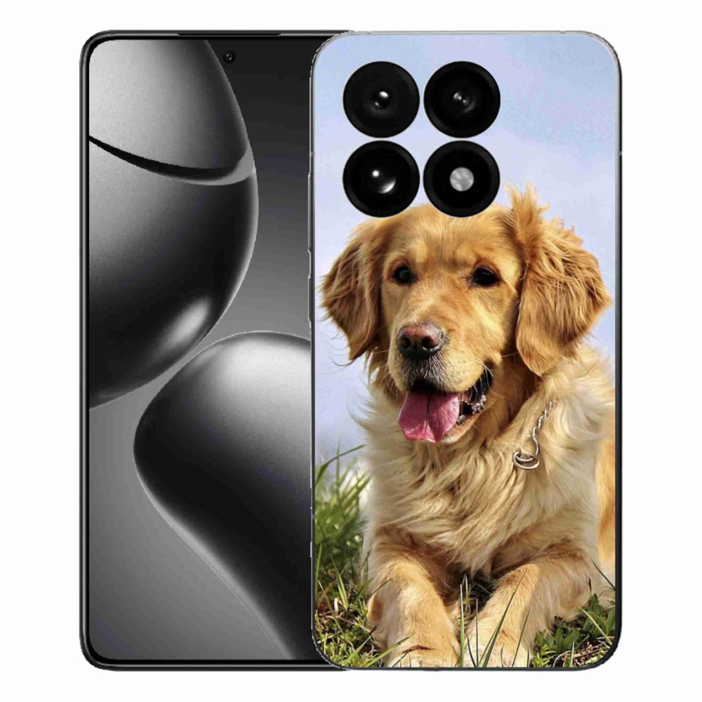 Gél borítás mmCase a Xiaomi 15T-hez - arany retriever