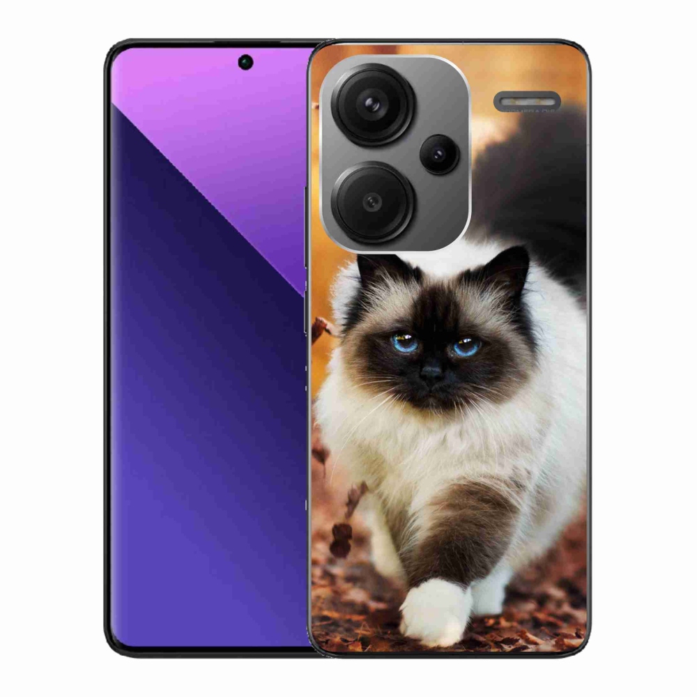 Gél tok mmCase a Xiaomi Redmi Note 13 Pro+ 5G számára - macska