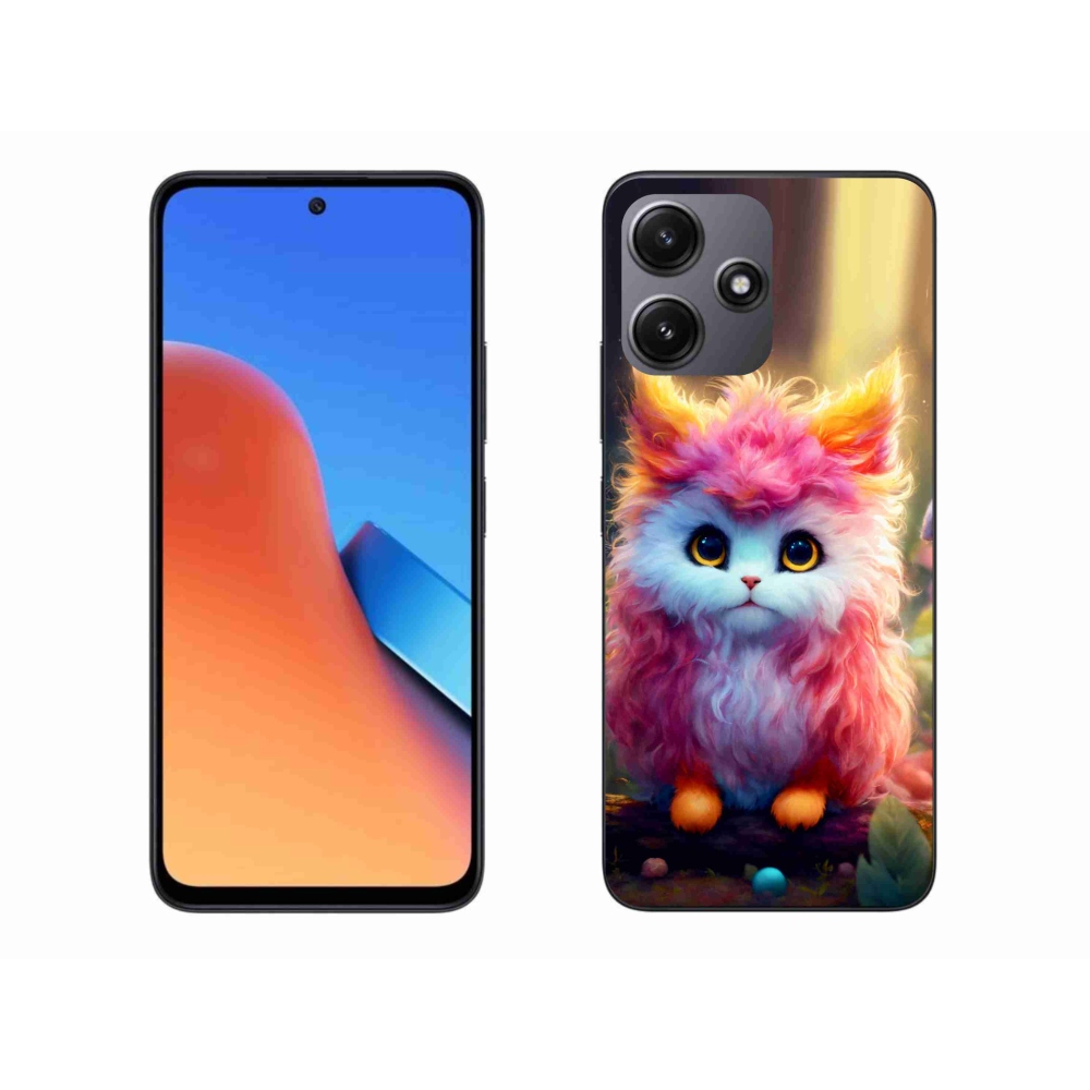 Gél borító mmCase a Xiaomi Redmi 12 5G számára - aranyos cica 5