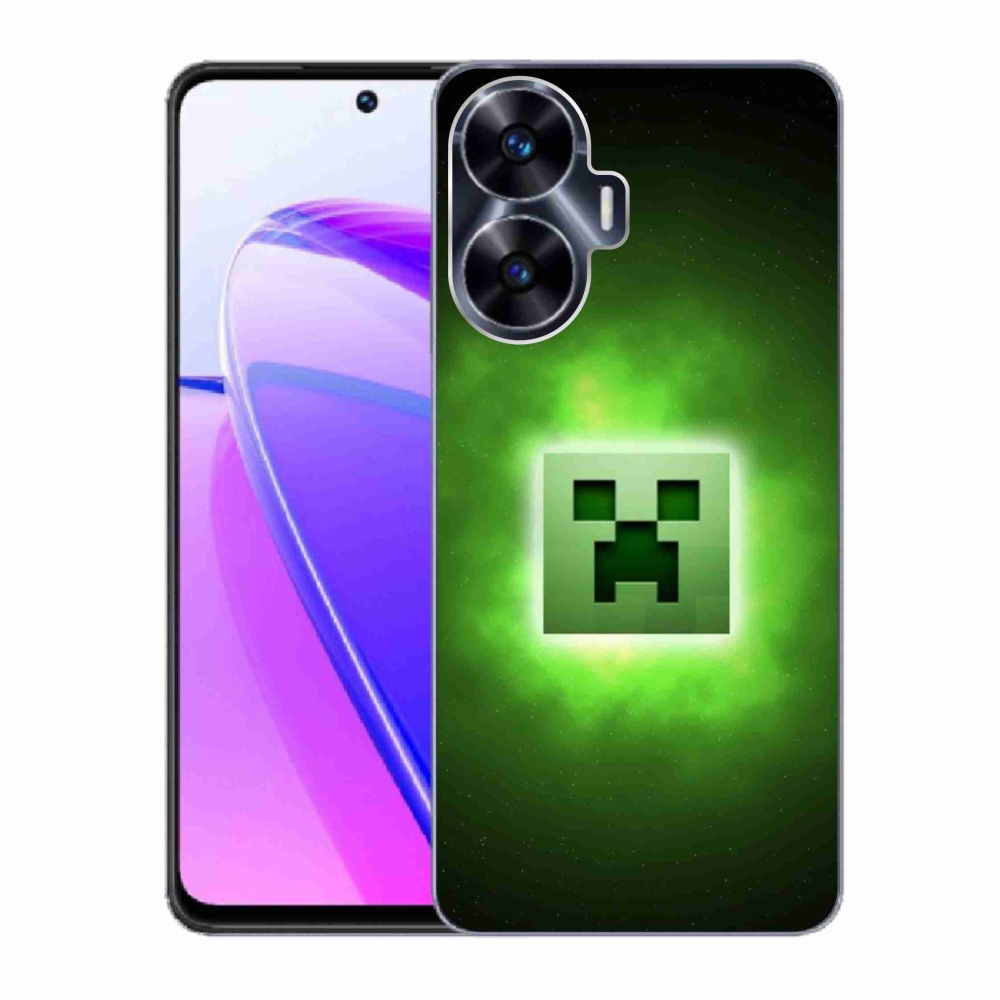 Gél borítás mmCase a Realme C55 készülékhez - minecraft