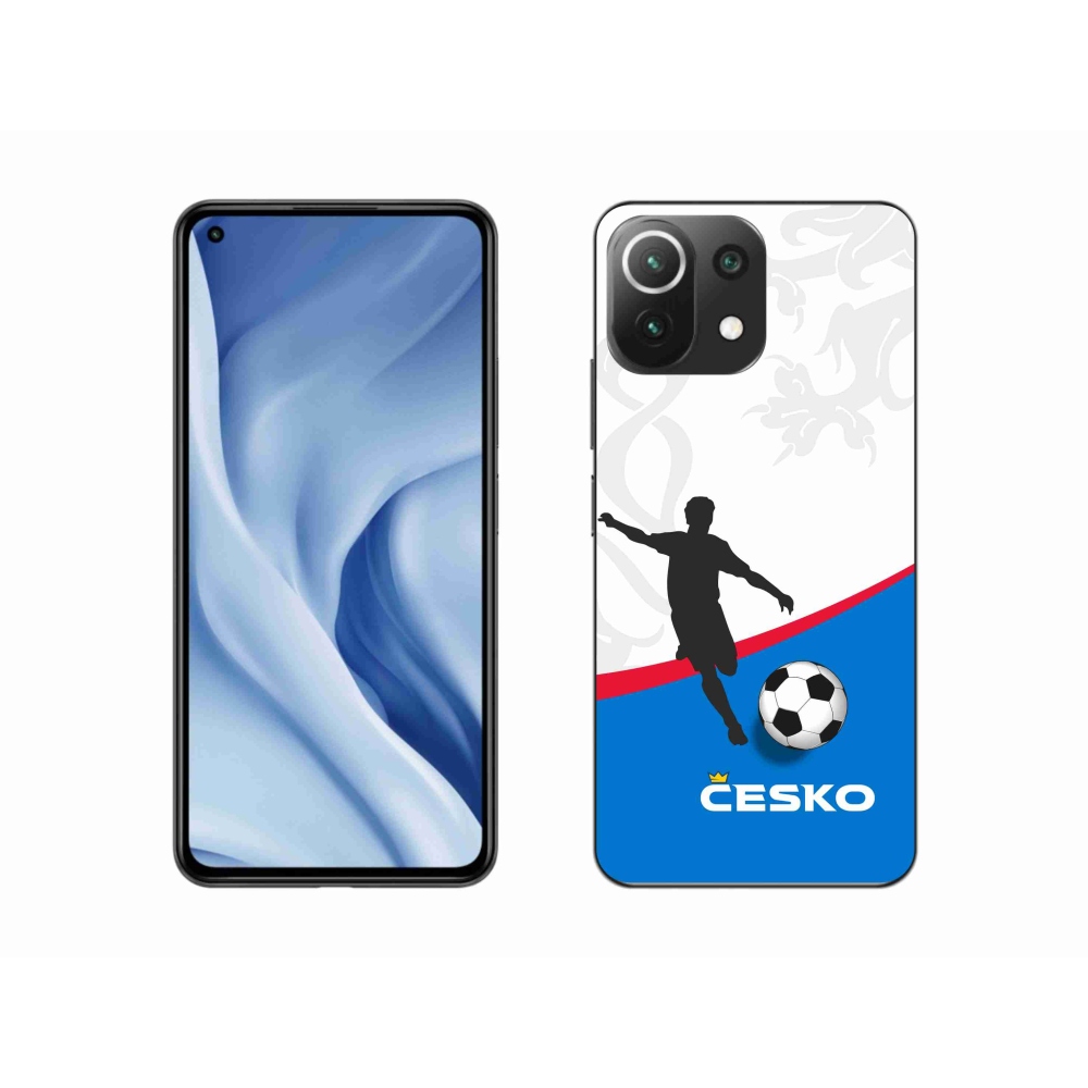 Gél borítás mmCase a Xiaomi Mi 11 Lite 4G/5G - futball Csehország 1