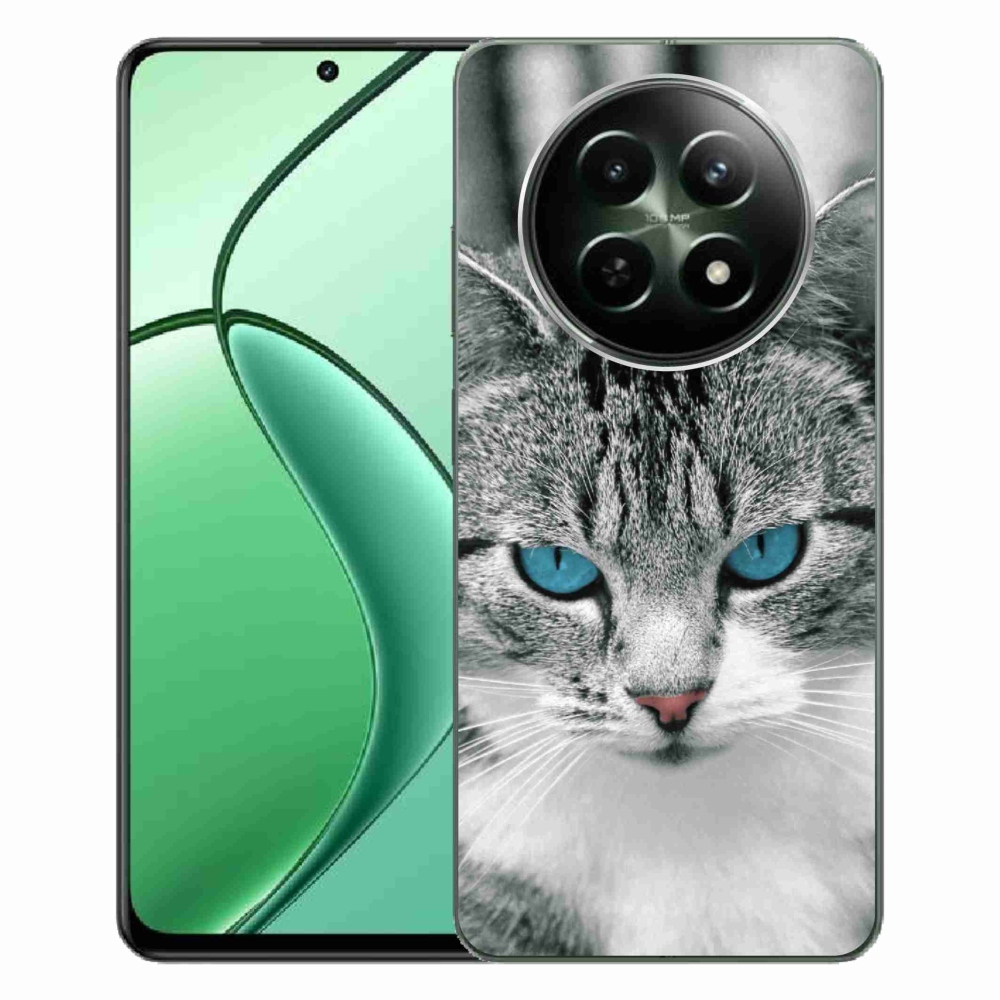 Zselés borítás mmCase a Realme 12 5G/12x 5G készülékhez - cat view 1