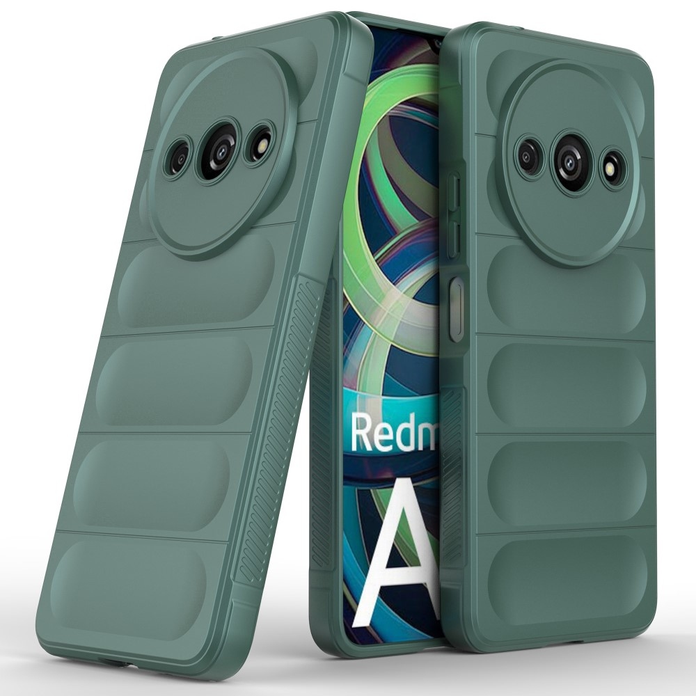 Rugg tartós gél tok Xiaomi Redmi A3-hoz - zöld