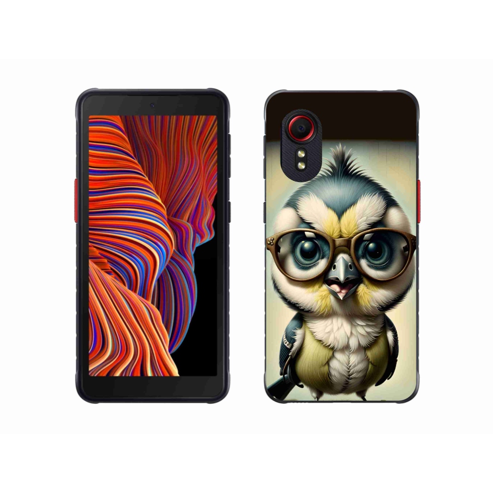 Gél borítás mmCase Samsung Galaxy Xcover 5 - cub szemüveggel