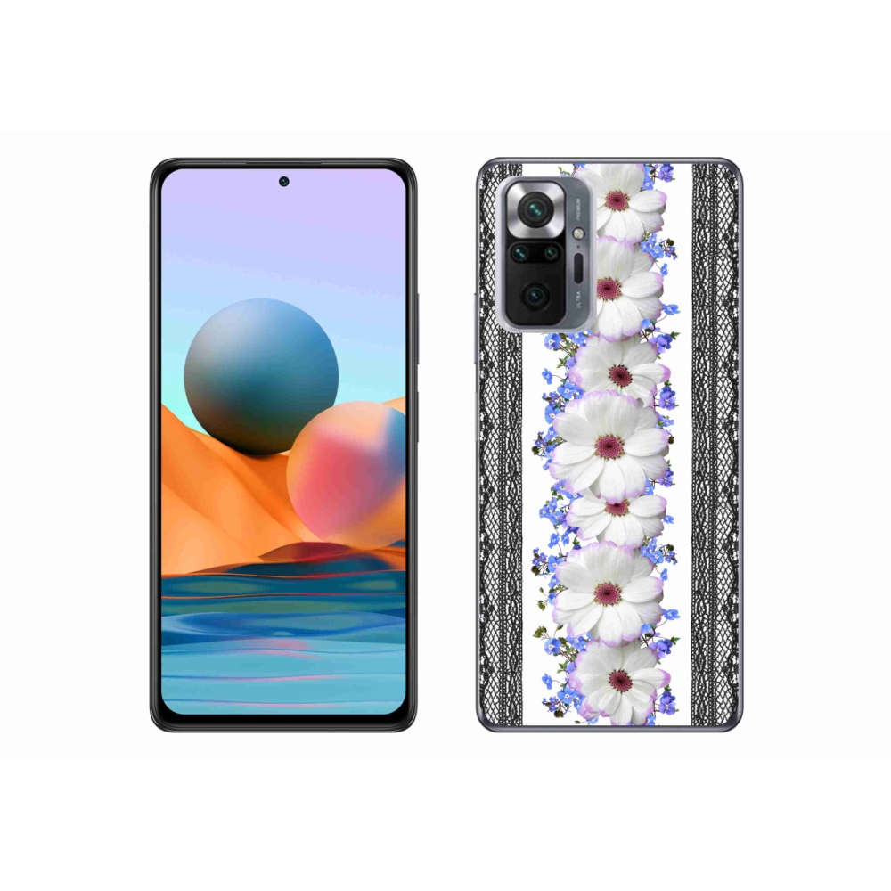 Gél borító mmCase a Xiaomi Redmi Note 10 Pro számára - virágok 8