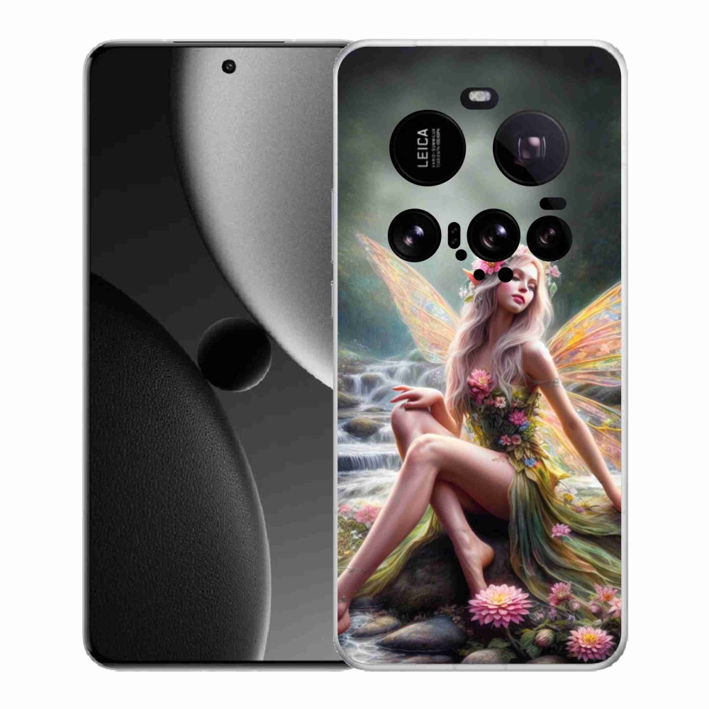 Gél borító mmCase a Xiaomi 15 Ultra - pillangó nő 1