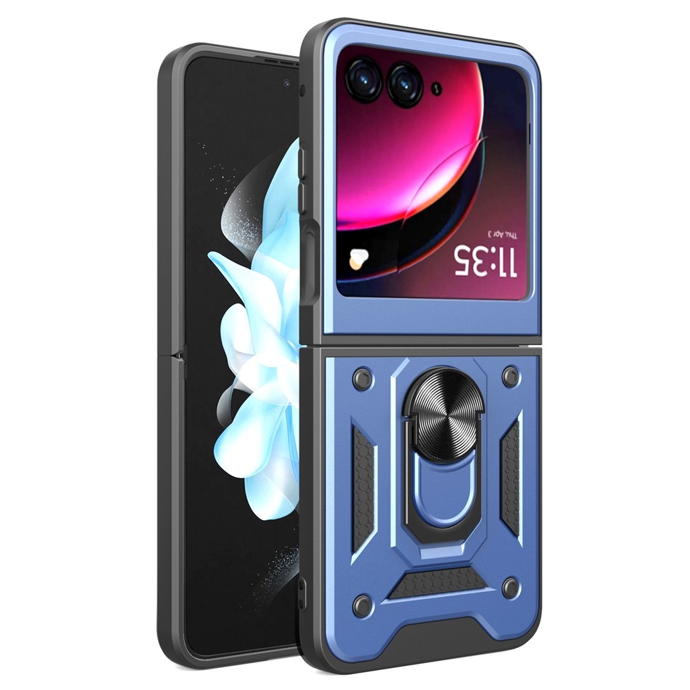 Csúszásálló borítás Motorola Razr 40 Ultra 5G készülékhez - kék
