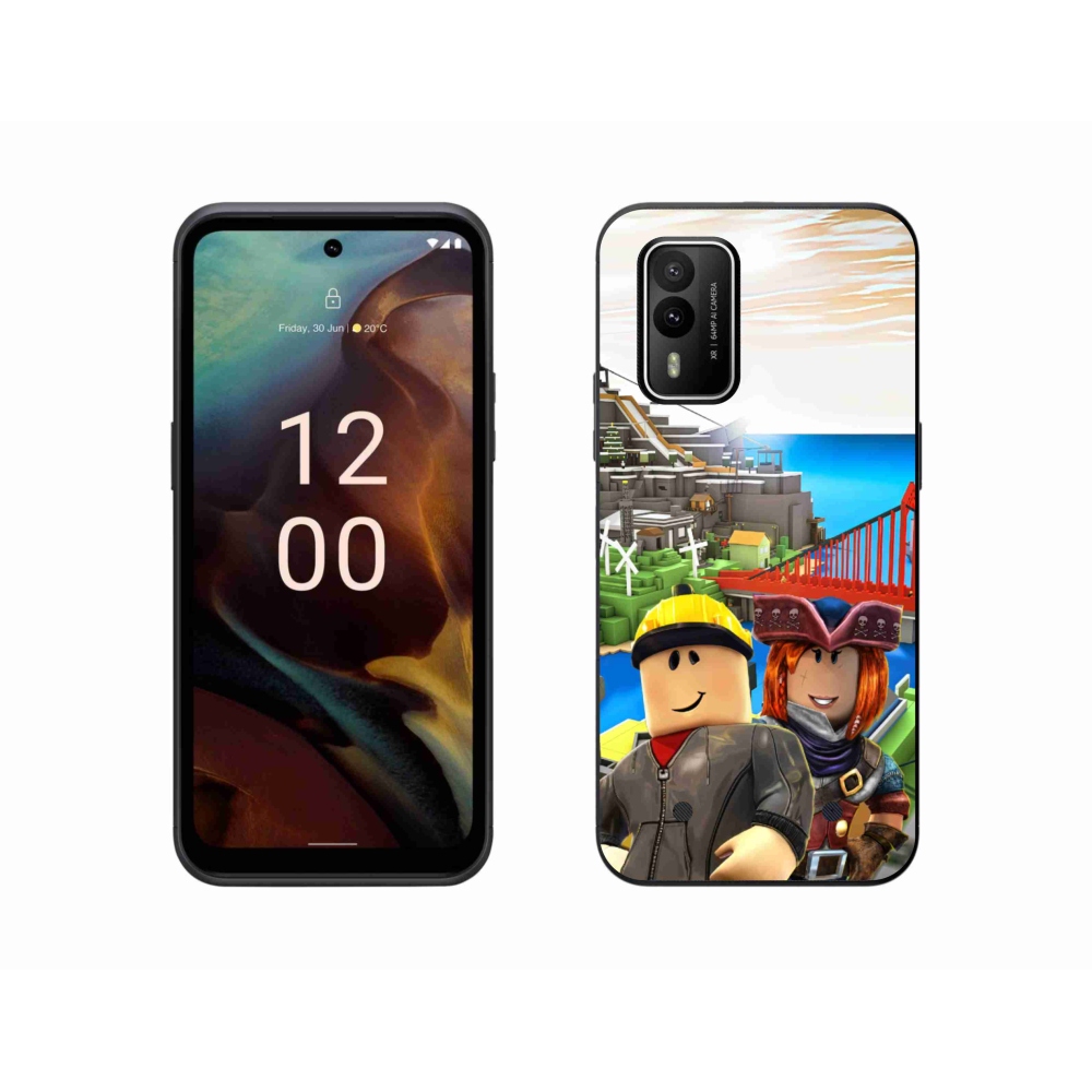 Zselés borítás mmCase a Nokia XR21 készülékhez - roblox 1