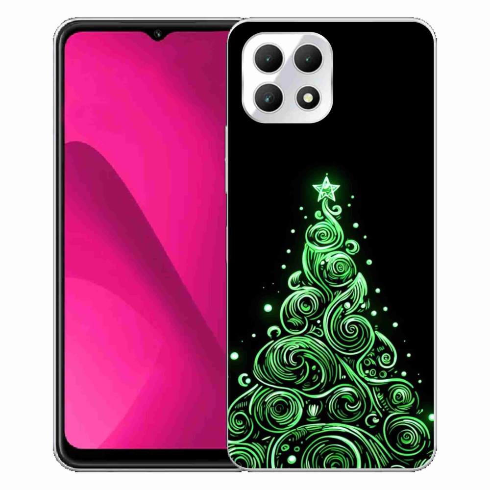 Gél borító mmCase a T-Mobile T Phone 2 készülékhez - neon karácsonyfa 3