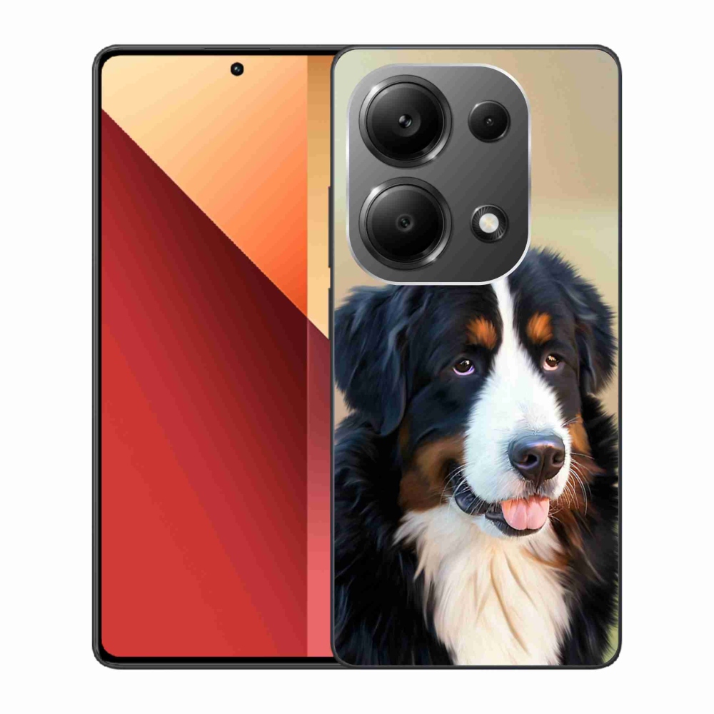 Gél tok mmCase a Xiaomi Redmi Note 13 Pro 4G/Poco M6 Pro - berni hegyi kutya számára