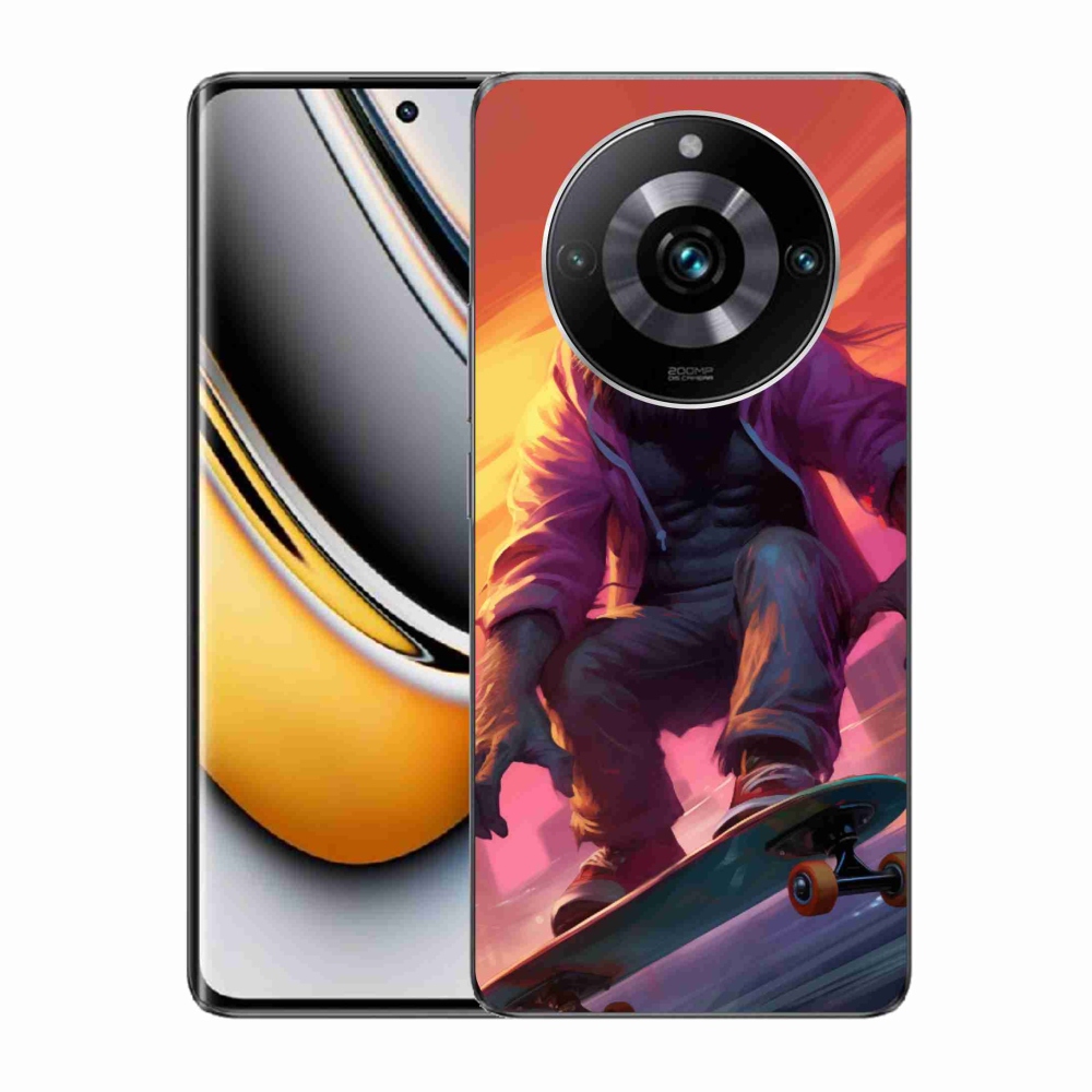 Gél borítás mmCase a Realme 11 Pro/11 Pro+ készülékhez - gorilla a gördeszkán
