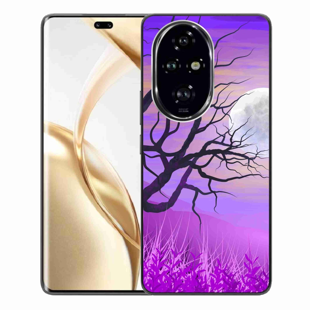 Gél tok mmCase a Honor 200 Pro 5G számára - rajzfilmes kidőlt fa