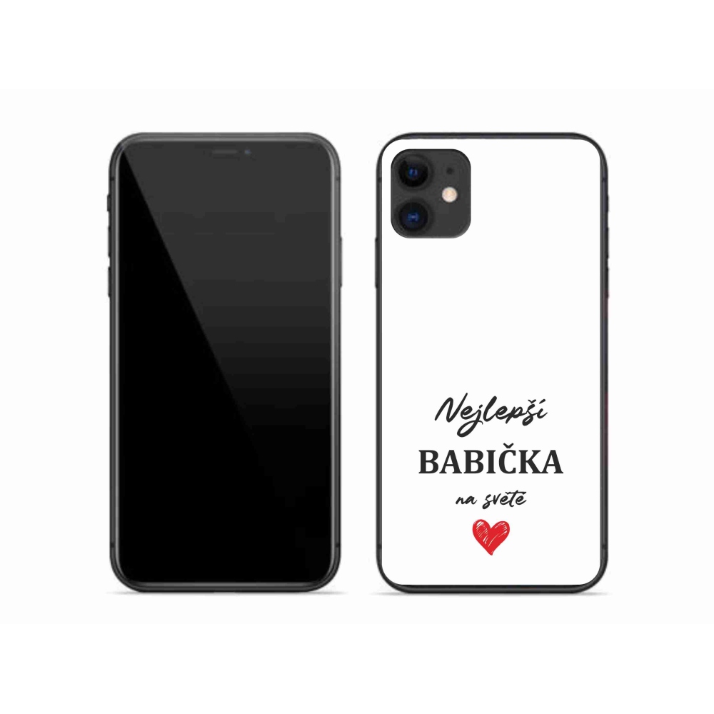 Gél borítás mmCase iPhone 11 készülékhez - Best Grandma 1 fehér háttér