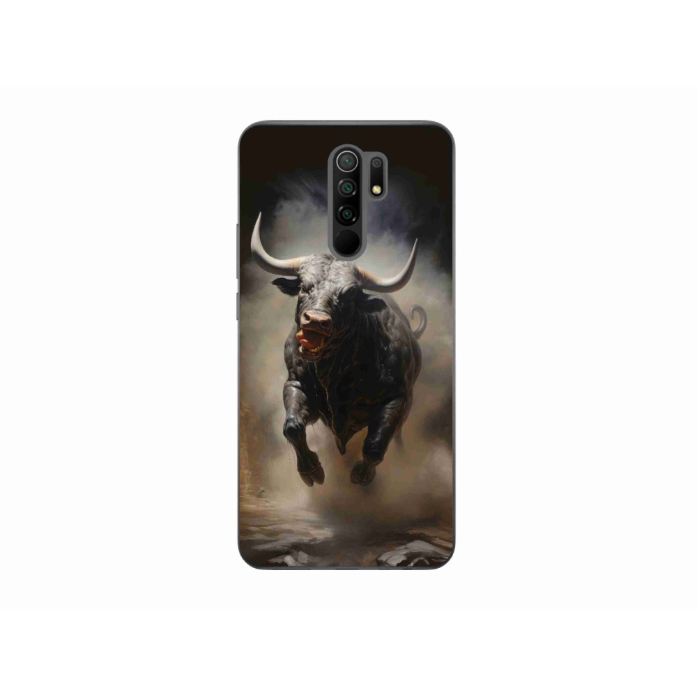 Gél borítás mmCase a Xiaomi Redmi 9-hez - dühös bika