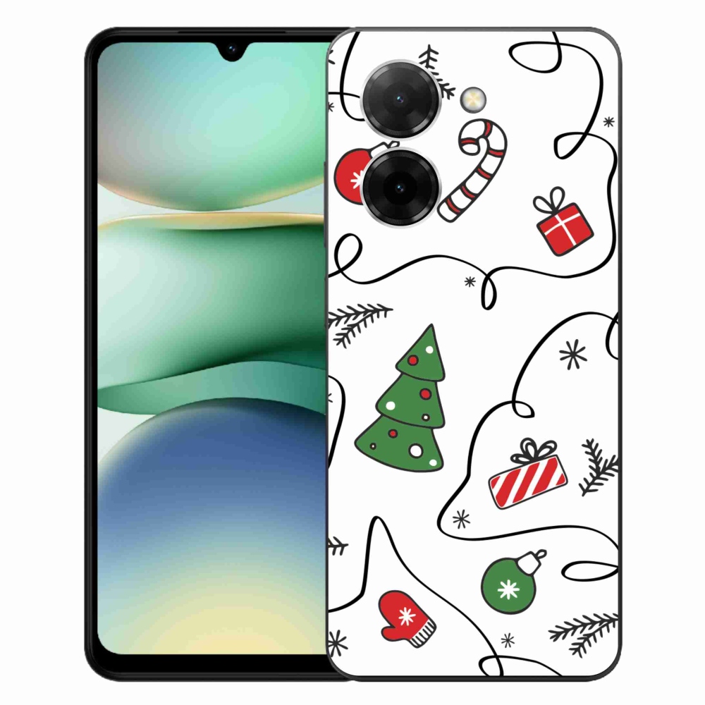 Gél borító mmCase a Xiaomi Redmi A5 (171.7x77.8x8.3mm) - karácsonyi motívumokhoz
