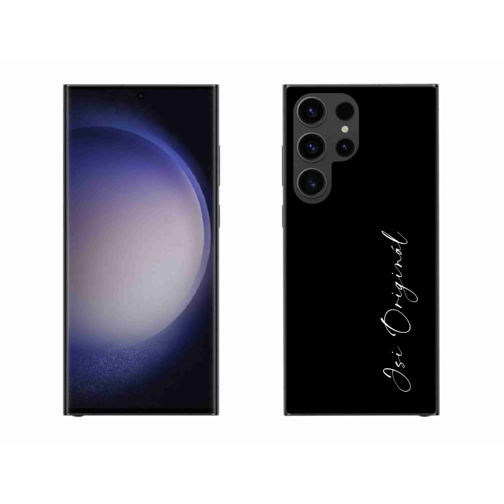 Gél borító mmCase Samsung Galaxy S23 Ultra 5G - te vagy az eredeti fekete háttér