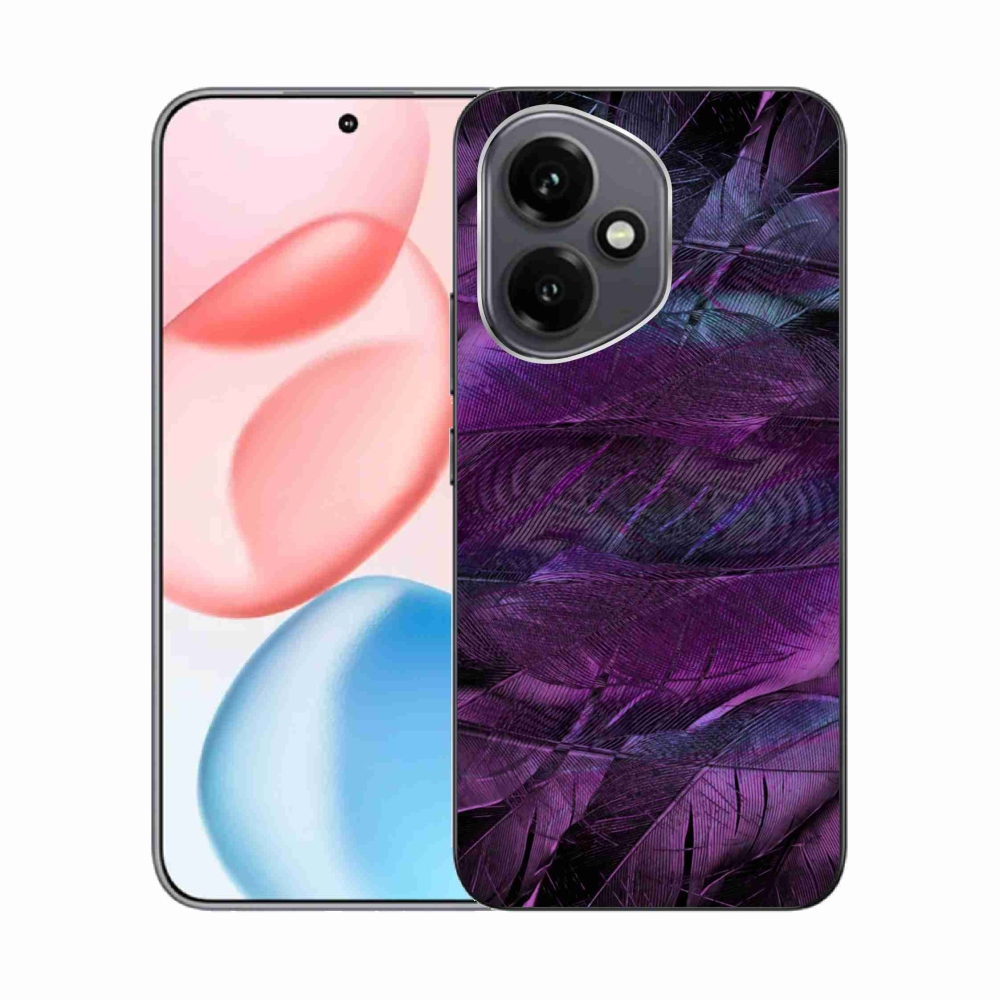 Zselés tok mmCase Honor 400-hoz - lila tollak