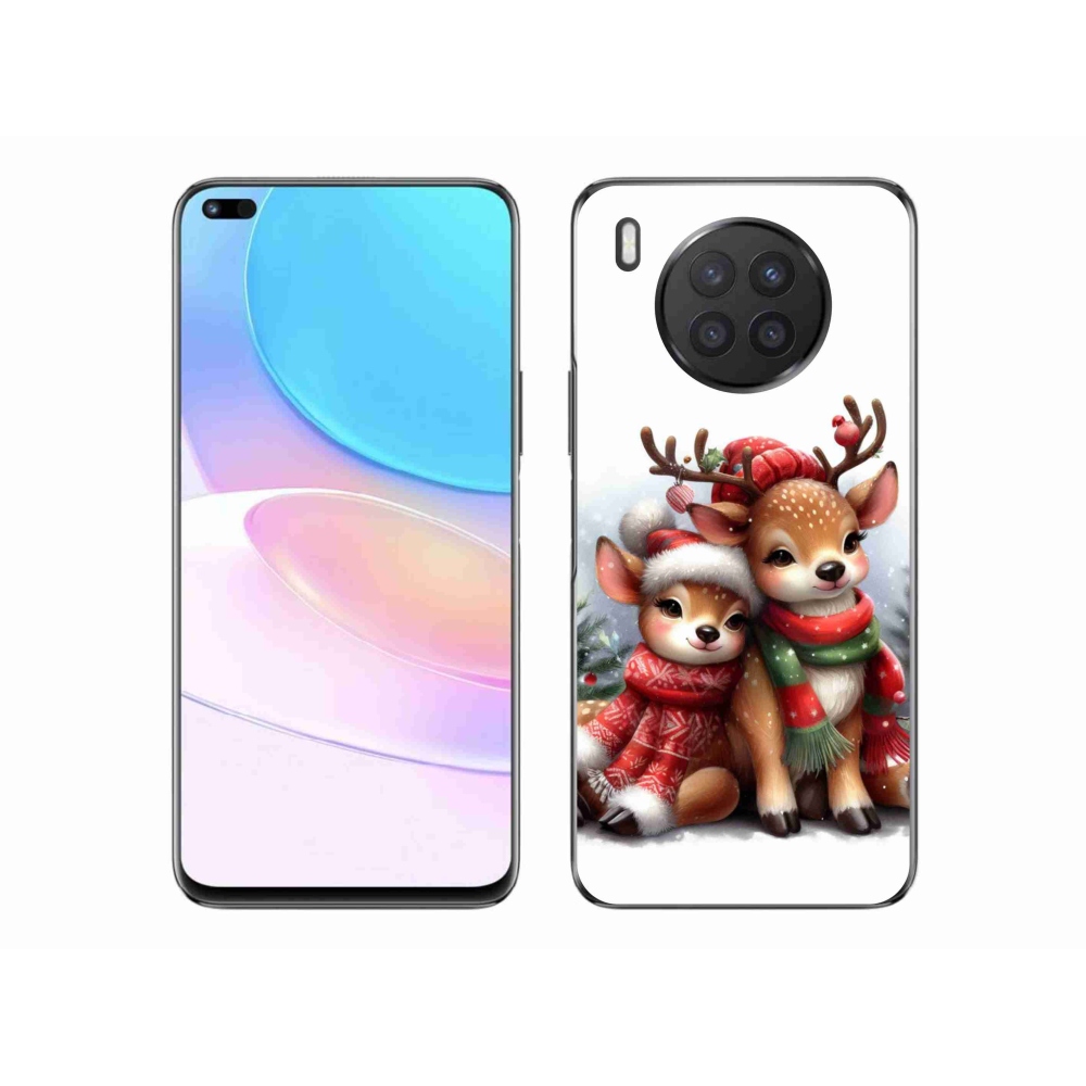 Zselés borítás mmCase a Honor 50 Lite készülékhez - karácsonyi rénszarvas