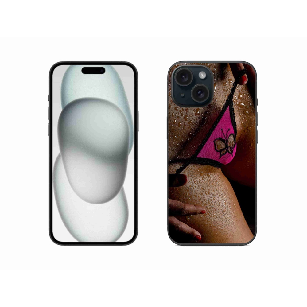 Gél borítás mmCase iPhone 15 készülékhez - szexi nő